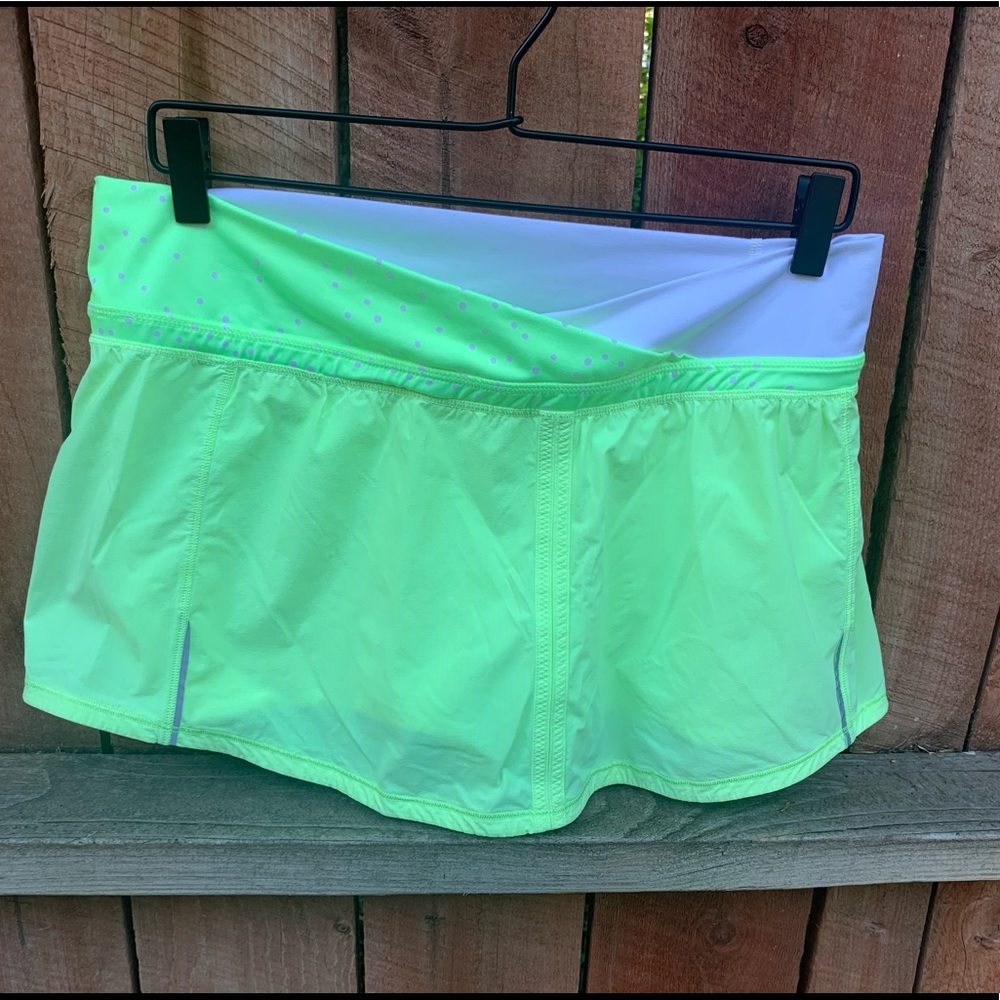 Lulu 🍋Run: Pace Skirt Wagon Stripe/Dot Faded Zap